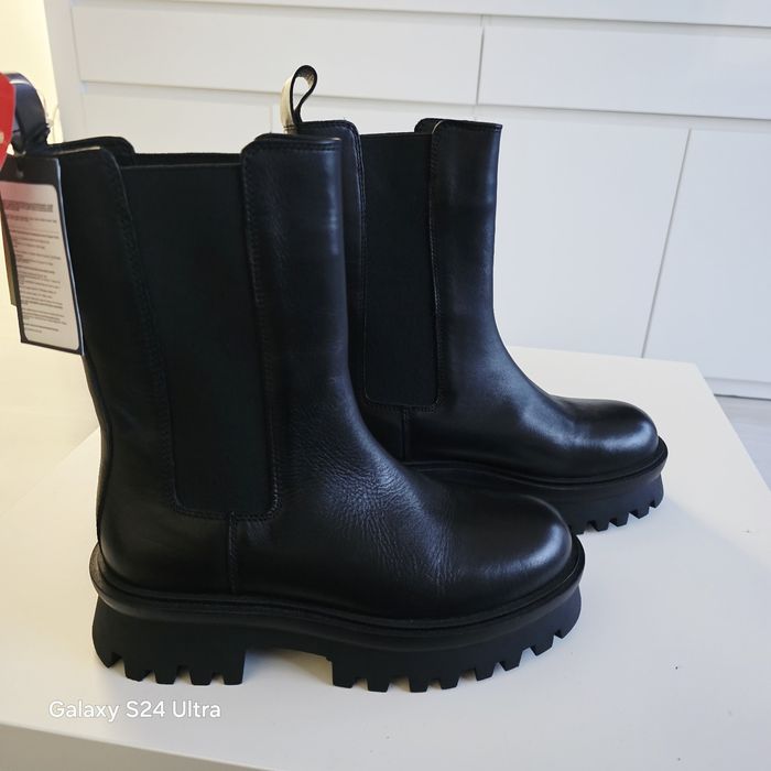 Buty workery sztyblety badura skóra 38