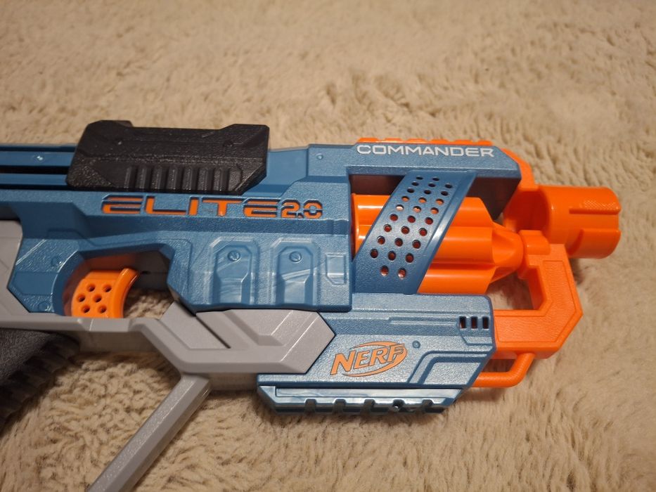 2 szt HASBRO NERF Elite 2.0 Wyrzutnia Commander RD-6 E9485