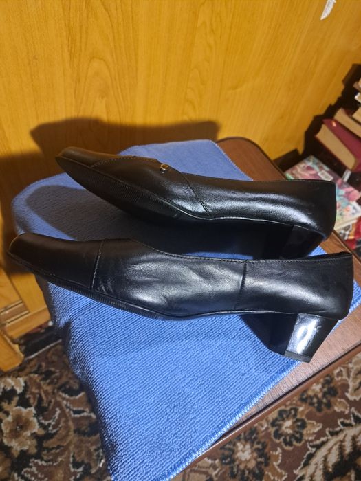 Туфли, женские, 41 размер, кожа, на каблуке, Летние, Весение, Осень