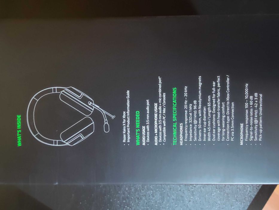 Headset Razer Kaira XBOX