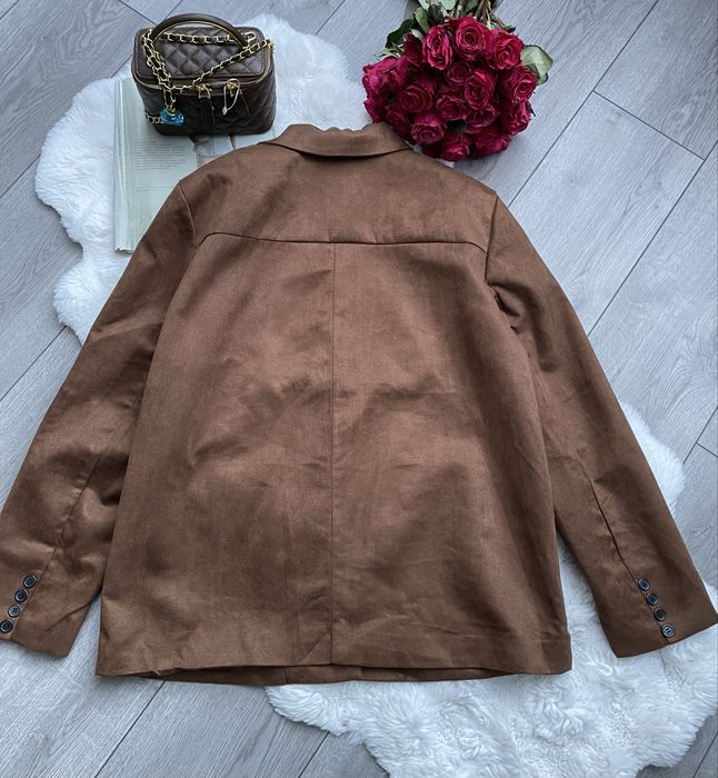 замшевий піджак оверсайз