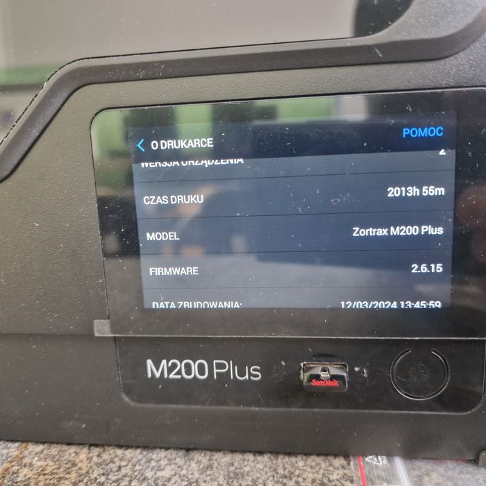 Drukarka Zortrax m200 plus
