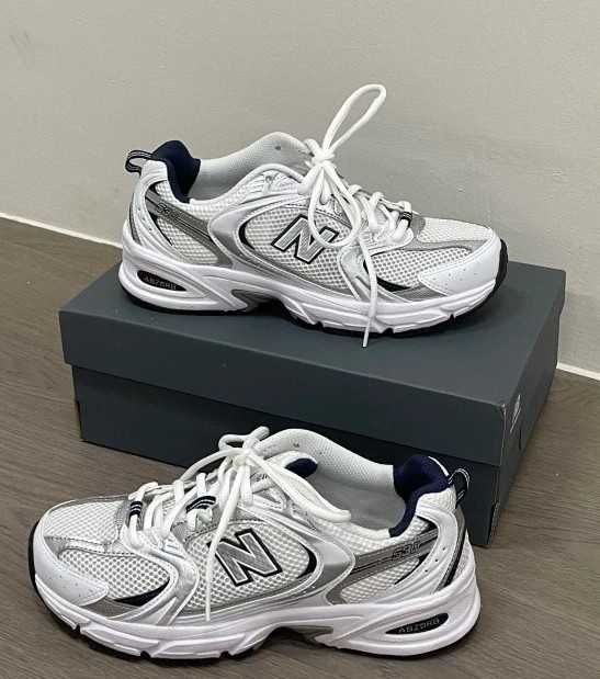ButyDamskie New Balance 530_White_Silver_Navy_Uniseks R.40