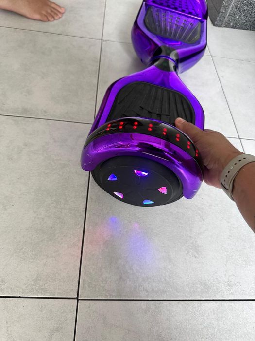 HITWAY Hoverboard 6.5'' com Bluetooth, Luzes LED - Rosa