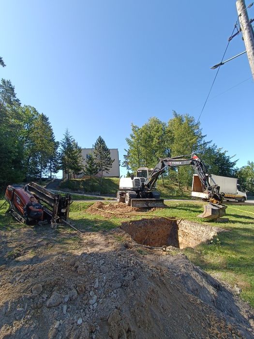 Kompleksowe Prace ziemne uslugi koparkami  kostka brukowa