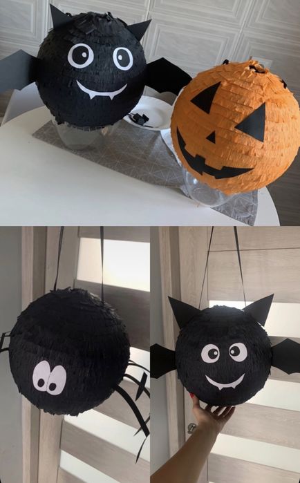 Piniaty halloween nietoperz dynia