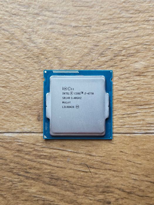 Процессор intel core i7 4770 4 ядра 8 потоков 3.9 ГГц частота идеал