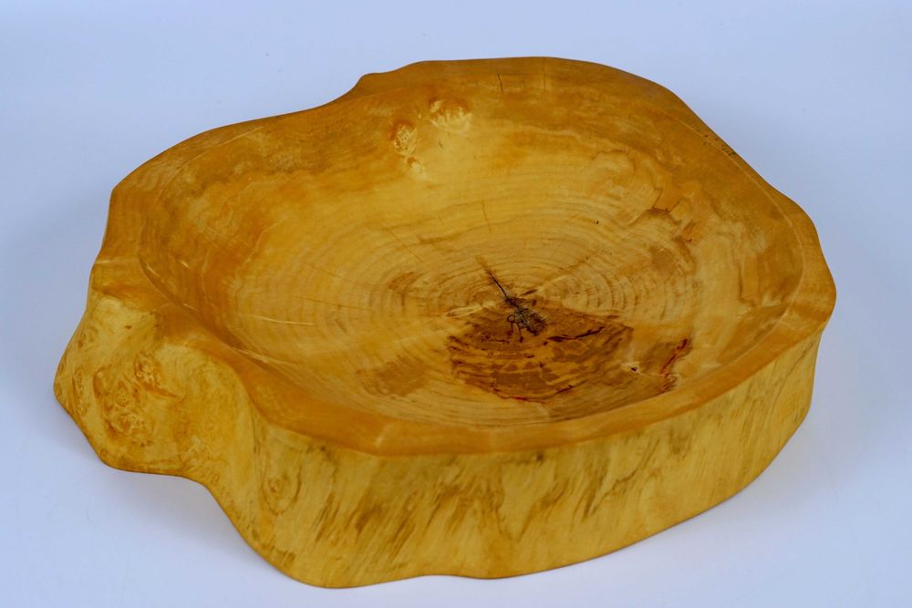 Duża patera z plastra klonu 40 cm