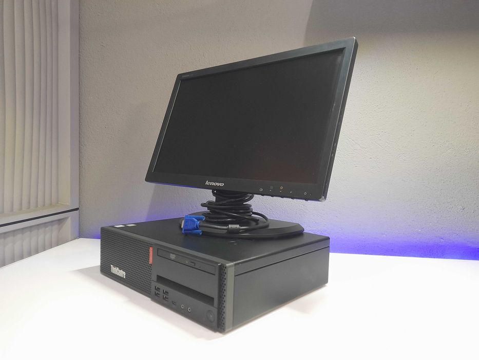 PC y Monitor Core i3 9100/SSD 256 GB Ram 8GB