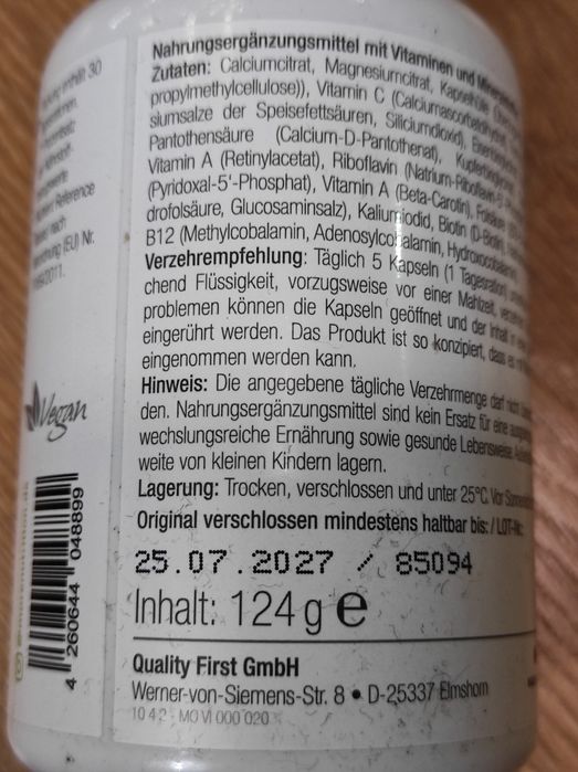 Kompleks witamin i minerałów