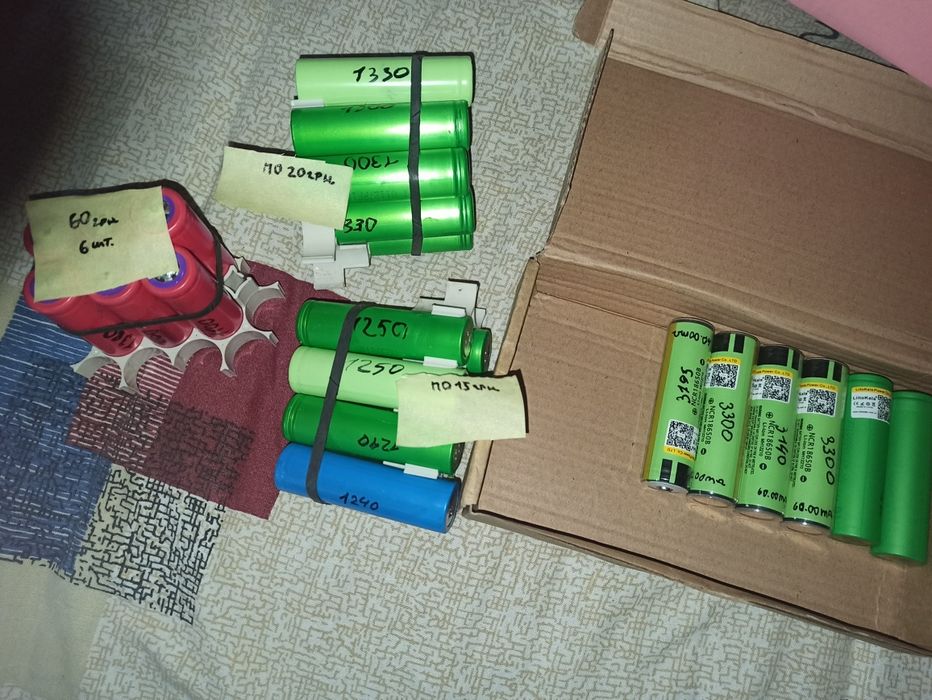 Аккумуляторы 18650 Sony,Samsung