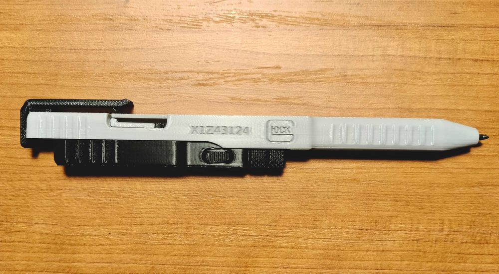 Caneta gel estilo Glock (azul)