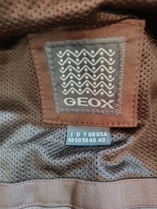 Куртка шкіряна чоловіча Geox утеплена