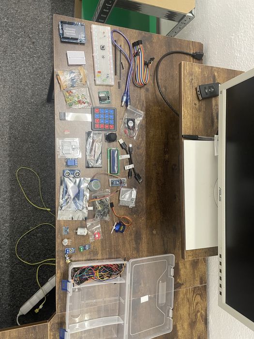 Okazja Arduino Uno + Raspberry PI 4b + karty pamieci + dużo elementów