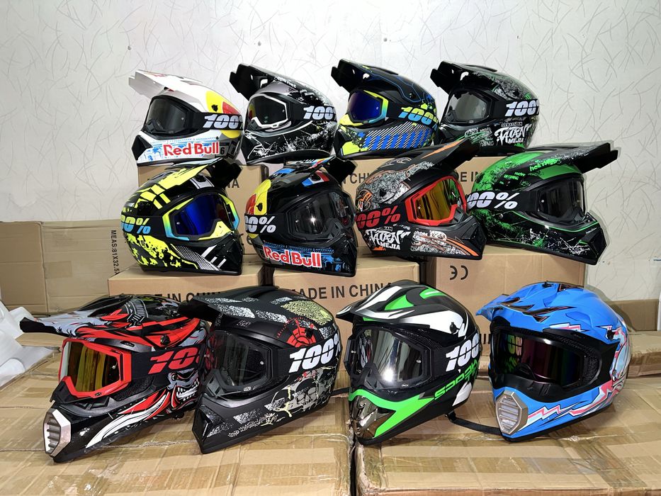 Кроссовый мотошлем эндуро! Мото шлем эндуро