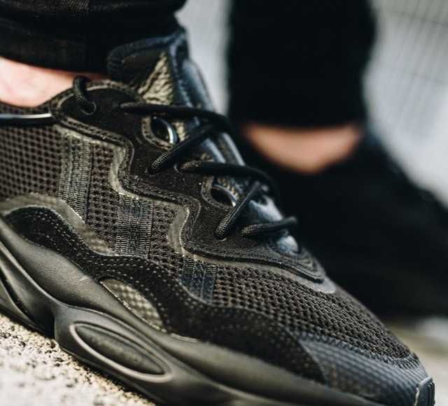 ‼️Останній 41/43/44 Розмір‼️Кроссовки Мужские Adidas Ozweego Triple Black/Чоловічі Кросівки Адідас Озвіго/Кроссовки адидас Озвиго