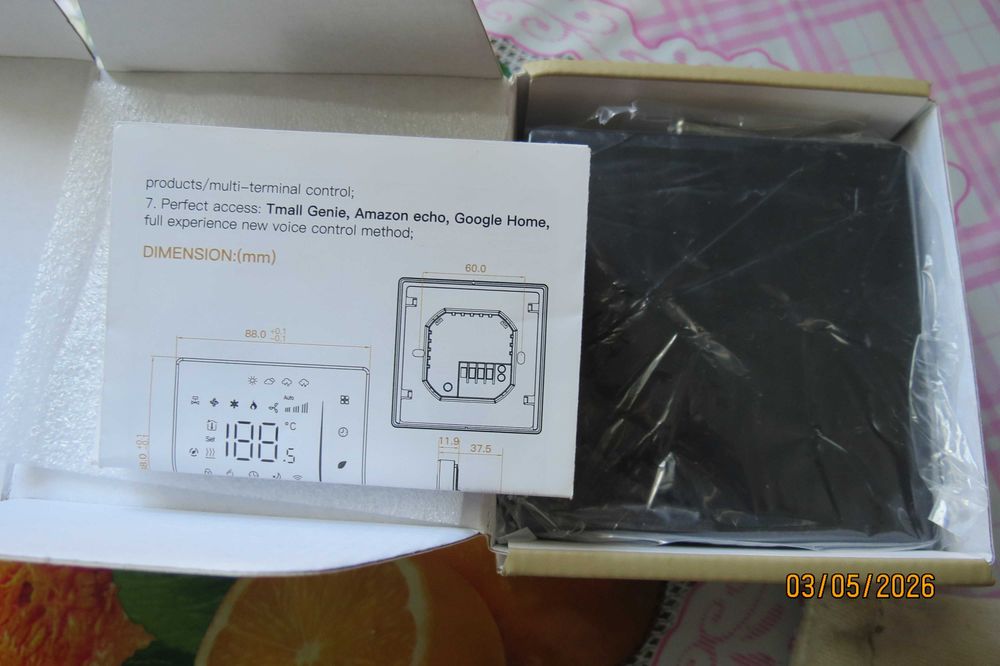 Терморегулятор Tuya Smart Life BHT-006 GB Wifi
