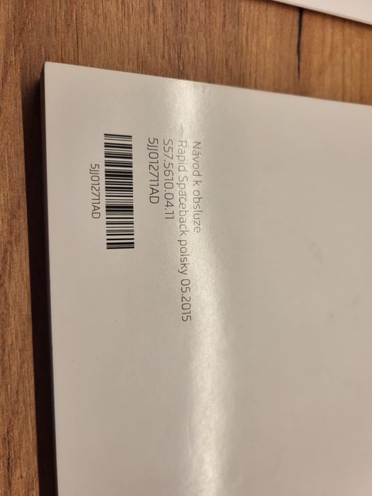 Instrukcja obsługi Skoda Rapid 05/2015 PL etui