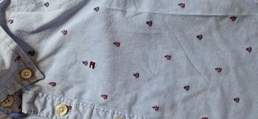 Tommy Hilfiger koszula statki kotwice z wadą