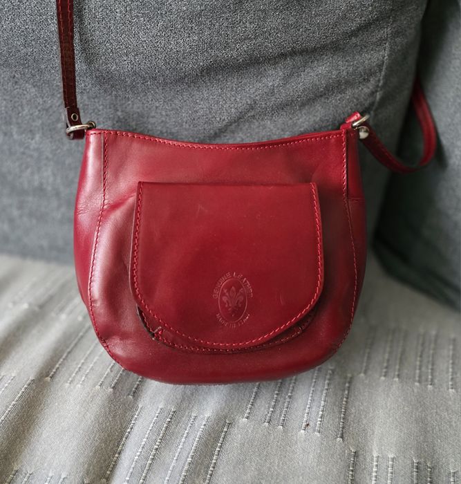 Skórzana listonoszka Geniune Leather