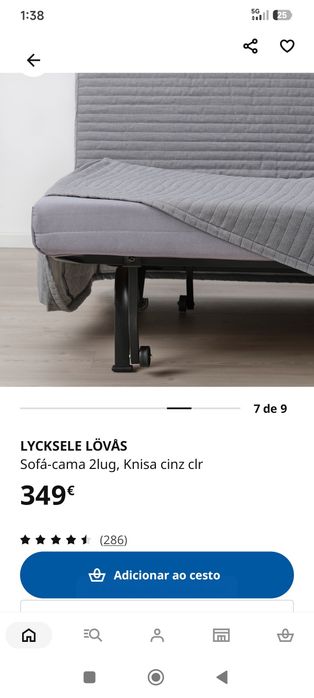 Sofá cama lycksele lovas IKEA
