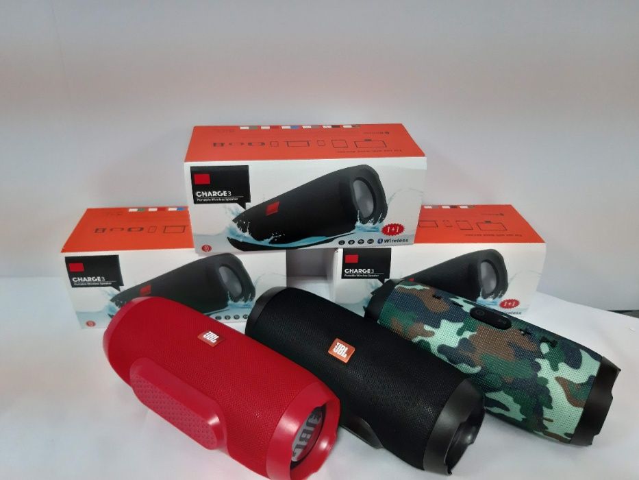 Портативная Bluetooth колонка JBL CHARGE 3 MP3