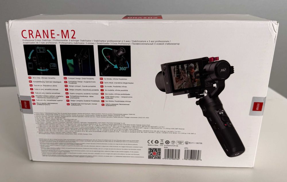 Zhiyun Crane-M2 - Gimbal/stabilizator STAN IDEALNY