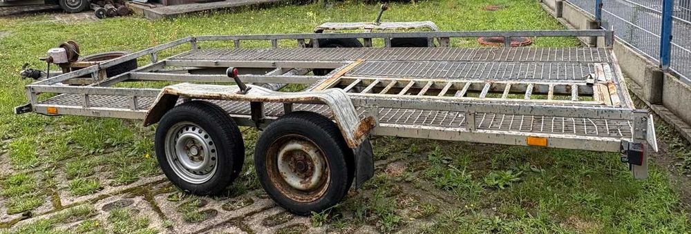 Przyczepa do przewozu samochodów - LAWETA - UŻYWANA