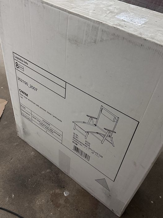 Leżak ogrodowy z zagłówkiem NOWY