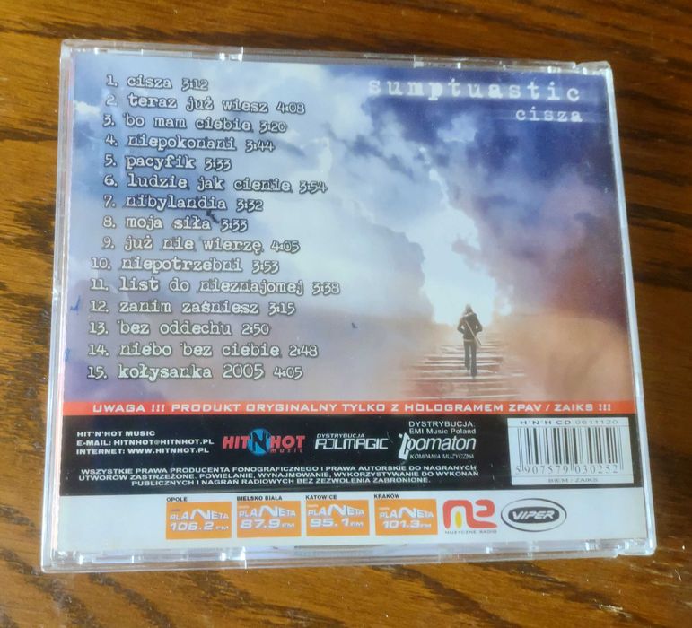 Płyta CD Sumptuastic Cisza z hologramem