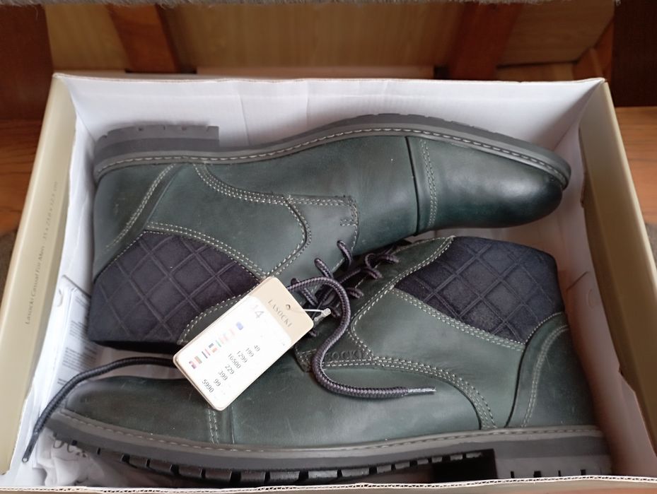 Черевики чоловічі,шкіряні,європейки