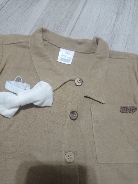 Мусліновий комплект + пінетки