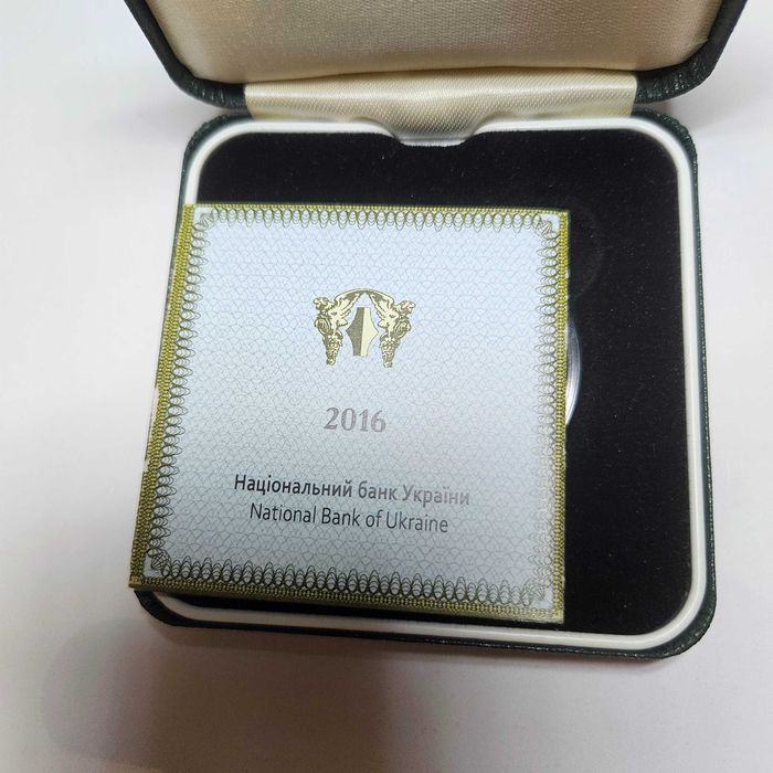 Срібна монета 10 грн Феодосій Печерський | срібло | футляр сертифікат