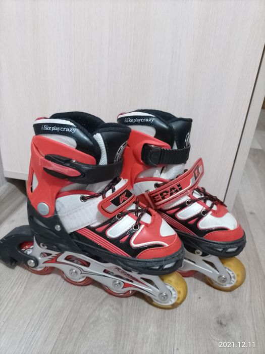 Ролики Kepai 30-33 размер + шлем, защита, конусы