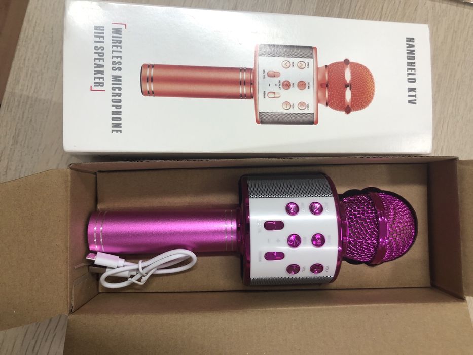 Microfone Bluetooth com altifalante