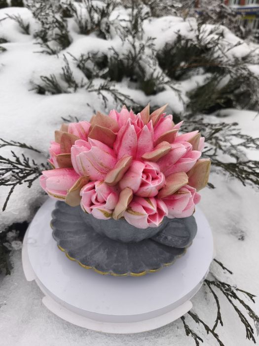 Зефірні квіти. Зефірний букет на 8 березня. Маленька коробка зефіру.