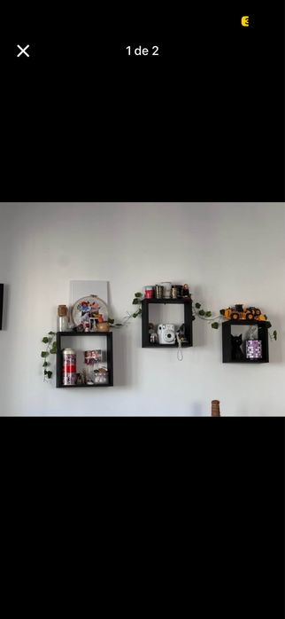 Conjunto 3 cubos decorativos