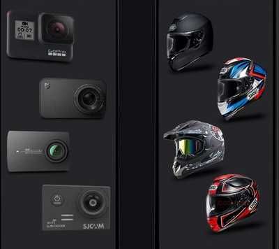Mocowanie do kasku uchwyt na kask do kamer GoPro  Eken Xiaomi