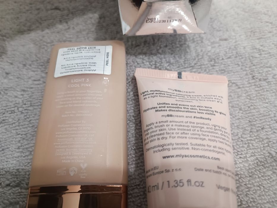 Zestaw podkładów sleek cliv revolution revlon hean profusion essence