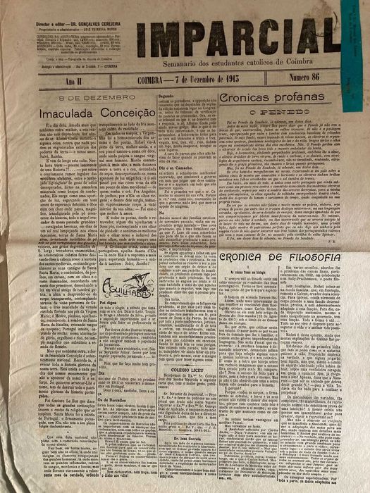 Jornal Antigo "Imparcial"