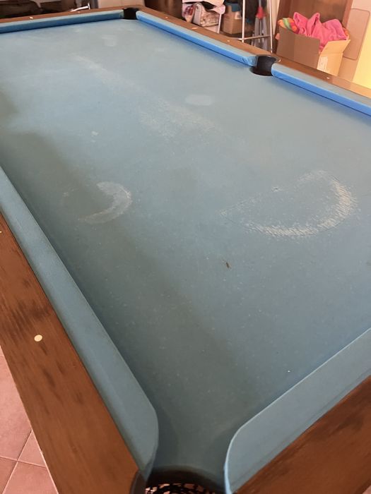 Mesa bilhar tampo azul