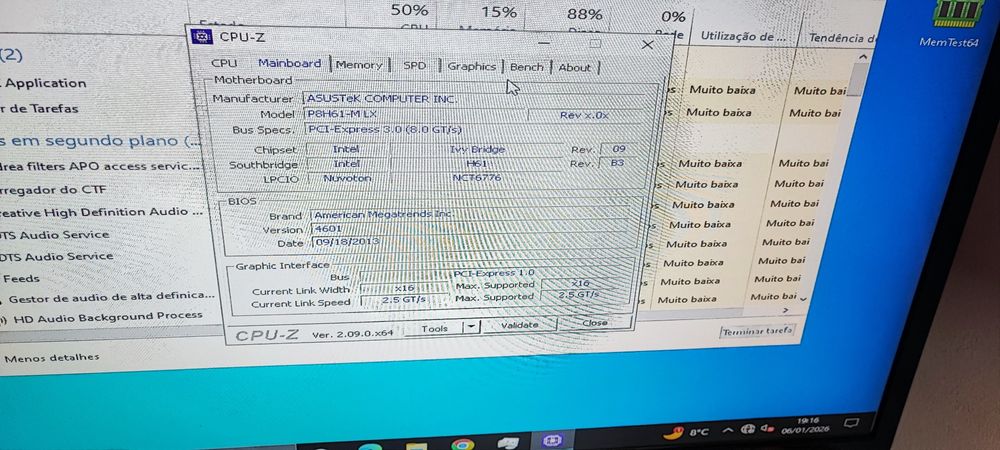 Motherboard ASUS P8H61-M LX ( Socket 1155 )