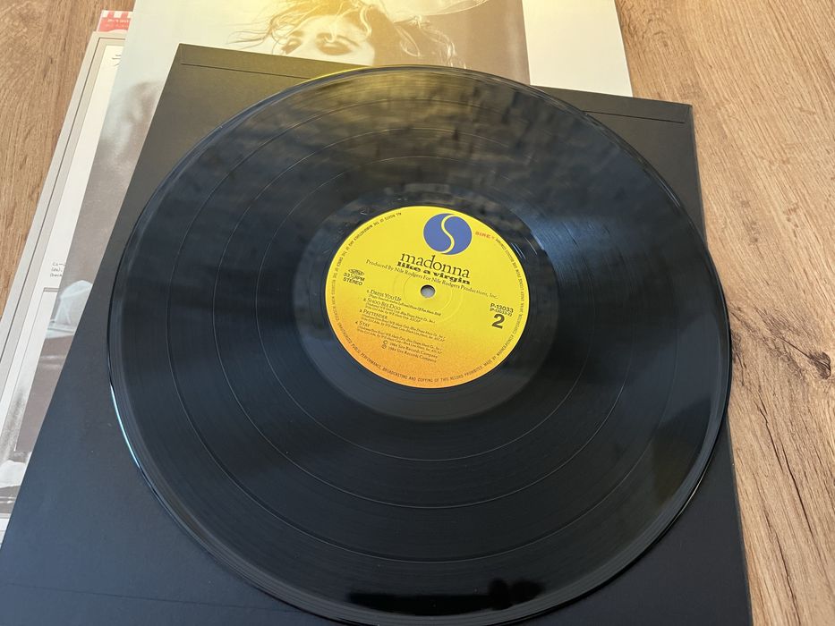 Madonna Like a Virgin Winyl LP Japan  Warner Pioneer 1984