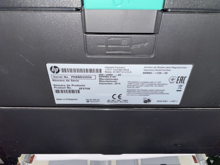Пиинтер HP Laser Jet Pro 400