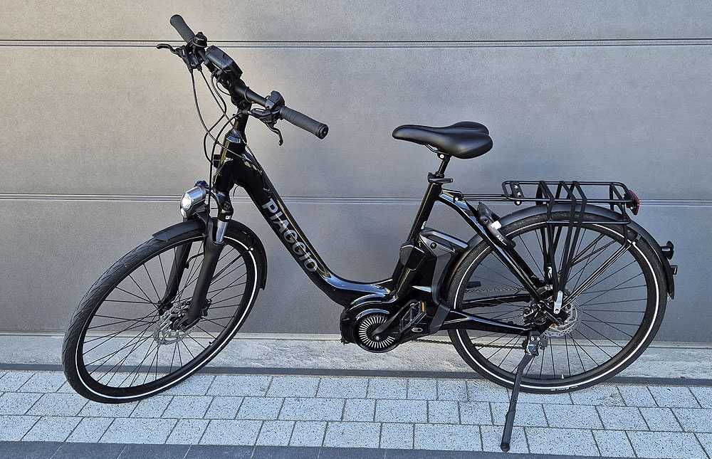 Jak nowy! PIAGGIO WIBIKE Shimao Deore Hydraulika GPS rower elektryczny