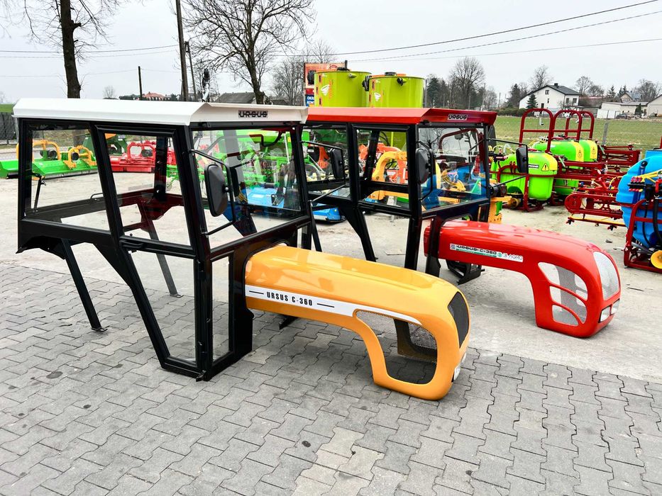 Kabina Ursus Kabina ciągnikowa z błotnikami/ kabina bez błotników C330 C-330 C360 C-360 MF235 MF255 T25 T-25 +wycieraczka / Dostawa całe PL --RATY--