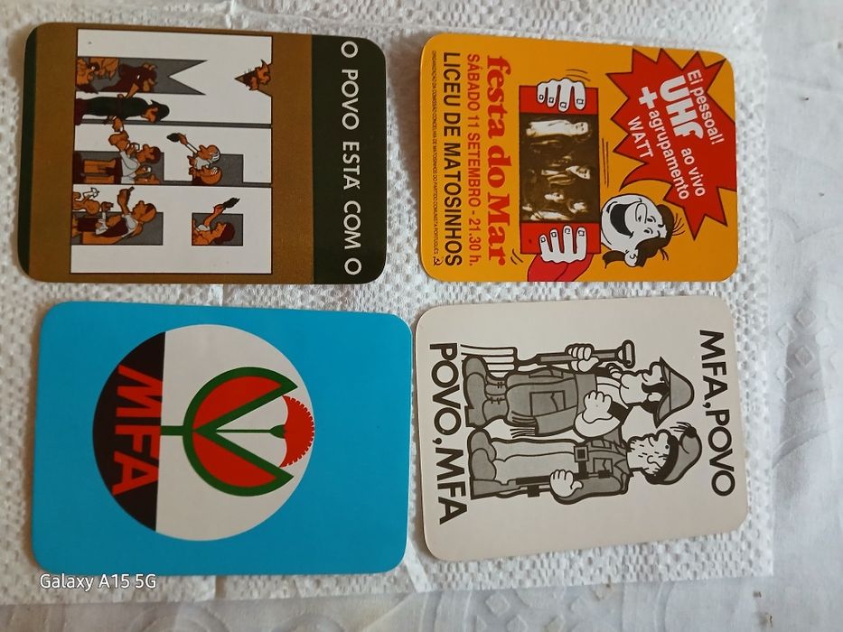 Calendários antigos de bolso
