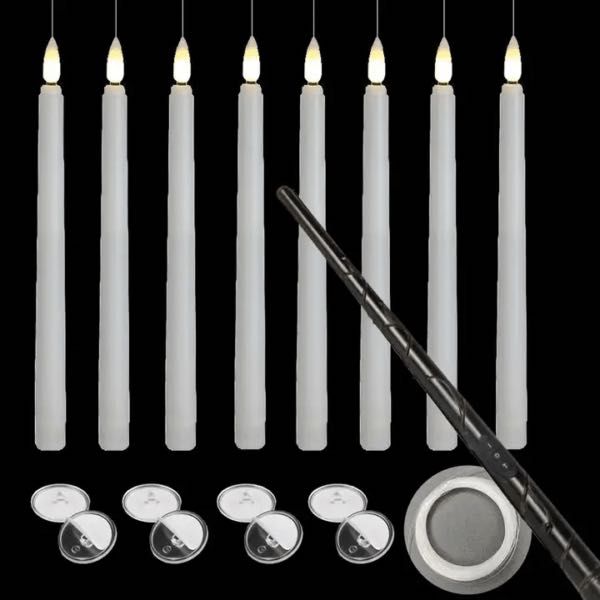 Набір літаючих свічок «Harry Potter» 32 см. (8 шт. + паличка)