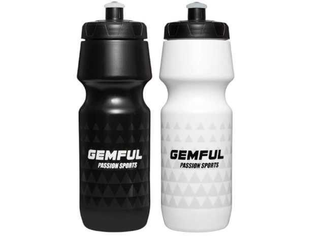 Gemful - Bidony na wodę 750 ml 2 sztuki – Posiadają otarcia