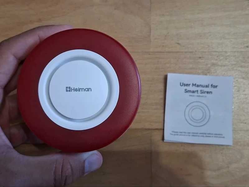 Sirene Alarme Inteligente Heiman Zigbee 3.0 - Nova